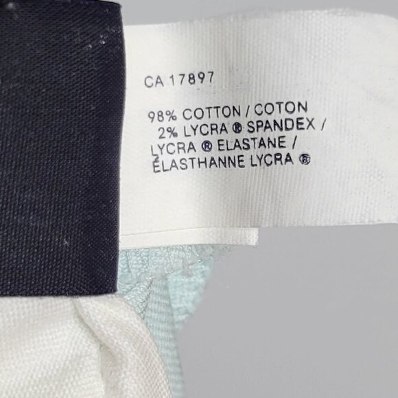 Gap Soft Girl Ice Blue Wide Leg Mid Rise Cotton Trousers Women's Size 2 - Picture 12 of 13